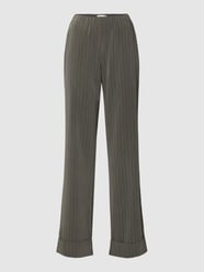 Stoffen broek met krijtstrepen, model 'Abraham' van Modström Grijs - 47