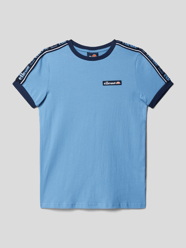 T-Shirt mit Kontraststreifen Modell 'Giovi' von Ellesse Blau - 40