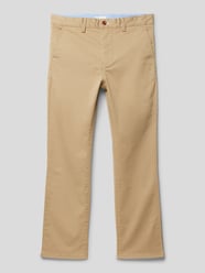 Chino met paspelzakken van Gant Bruin - 17
