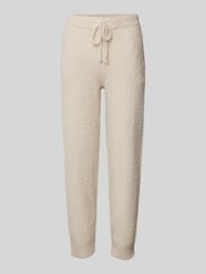 Stoffhose aus Teddyfell von Jake*s Casual Beige - 41