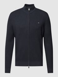 Strickjacke mit Strukturmuster von Christian Berg Men Blau / Türkis - 44