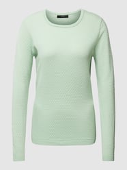 Sweter z dzianiny z fakturowanym wzorem od Vero Moda Zielony - 17