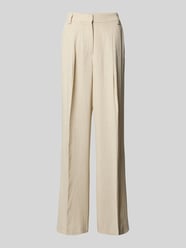 Stoffen broek met achterzak, model 'Cristiana' van mbyM Beige - 4