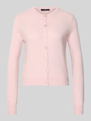 Kardigan rozpinany o kroju slim fit z mieszanki wełny i kaszmiru Model 'NEBBIA' od Weekend Max Mara Fuksjowy - 24