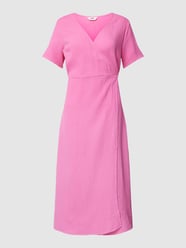 Wickelkleid mit Strukturmuster Modell 'Carina' von Object Pink - 8