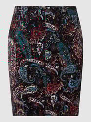Minirok van corduroy  van Montego Grijs / zwart - 24