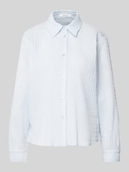 Bluzka koszulowa o kroju regular fit z marszczonymi detalami model ‘Finnea’ od OPUS - 46