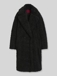 Oversized Fit Teddy- / Webpelzmantel mit Reverskragen Modell 'Malite-1' von HUGO - 4