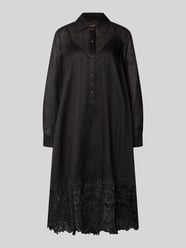 Lejąca sukienka casualowa z halką pod sukienkę model 'MELA' od Max Mara Studio - 40