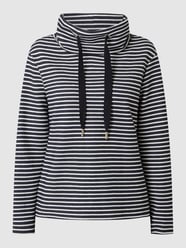 Sweatshirt met strakke col, model 'Fanny' van Redgreen Wit - 20
