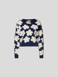 Pullover aus Woll-Mix in Strick-Optik von Kenzo Blau - 26