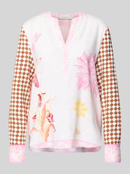 relaxed fit tuniek-blouse van zijdemix van HERZENS - 6