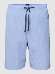 Pyjama-Shorts mit Allover-Muster von Schiesser Türkis - 2