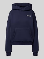 Oversized hoodie met labelprint van Review - 8