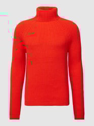 Strickpullover mit Stehkragen Modell 'Arvid' von Drykorn Orange - 23