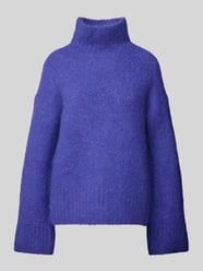 Strickpullover mit Stehkragen Modell 'GABELLA' von Selected Femme Blau - 30