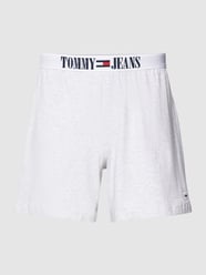 Shorts mit elastischem Logo-Bund von Tommy Jeans Grau - 21