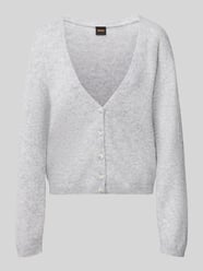 Relaxe-Fit Strickjacke aus Alpacka-Mix mit Woll-Anteil Modell 'C_Farano' von BOSS Orange - 14