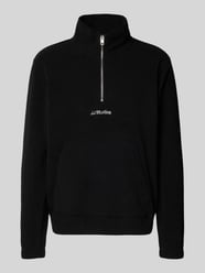 Fleecepullover mit Känguru-Tasche Modell 'SOHO HALFZIP FLEECE' von Jack & Jones - 9