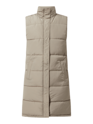 Bodywarmer met opstaande kraag, model 'Gibella' van Levete Room Bruin - 5