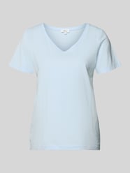 krój regular fit t-shirt z mieszanki bawełny od s.Oliver RED LABEL - 21