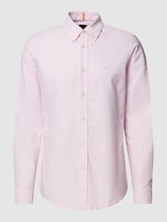 Regular Fit Freizeithemd mit Button-Down-Kragen Modell 'Rickert' von BOSS Orange Rosa - 12