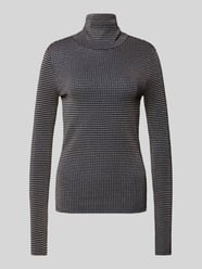 Strickpullover mit Stehkragen von Tommy Hilfiger Blau - 39