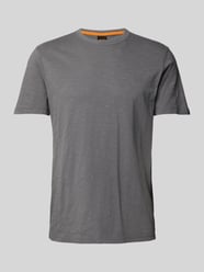 T-Shirt mit Label-Print Modell 'Tegood' von BOSS Orange Grau - 21