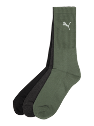 Socken im 3er-Pack Modell 'CREW' von Puma Grün - 34