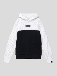 Hoddie mit Label-Patch Modell 'Carmelo' von Ellesse Weiß - 39