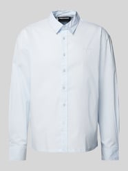 Regular Fit Freizeithemd mit Kentkragen Modell 'RATON' von Pegador Blau - 10