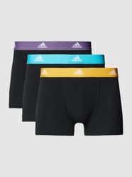 Obcisłe bokserki z elastycznym pasem w zestawie 3 szt. od ADIDAS SPORTSWEAR - 23