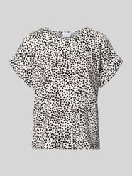 Blusenshirt im Allover-Look Modell 'JOSA' von VILA Beige - 27