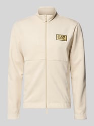 Sweatjack met tweewegsritssluiting van EA7 Emporio Armani Beige - 37