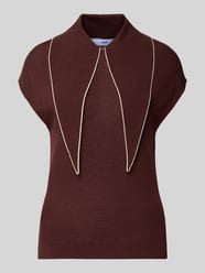 Blusenshirt aus Viskose-Mix mit V-Ausschnitt Modell 'BERT' von MANGO - 34