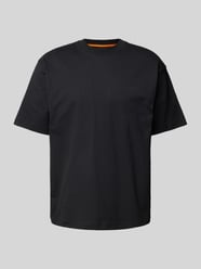Relaxed Fit T-Shirt mit Label-Print von BOSS Orange Schwarz - 28