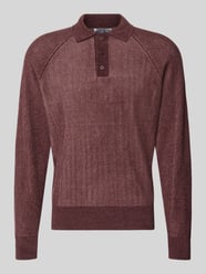 sweter o kroju regular fit z kołnierzykiem polo od Jake*s Studio Men - 33