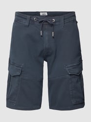Korte broek met cargozakken, model 'JARED' van Pepe Jeans Blauw - 12