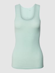 Top mit Rundhalsausschnitt Modell 'PERSONAL FIT' von Schiesser Grün - 9