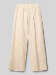 Wide Fit Stoffhose mit Logo-Stitching von Garcia - 5