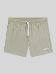 Badehose mit Tunnelzug Modell 'HAITI' von HUGO Beige - 39