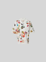 Freizeithemd mit floralem Muster von Marni Weiß - 37