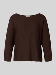 Gebreide pullover met 3/4-mouw model 'MINJA' van b.young Bordeaux - 29