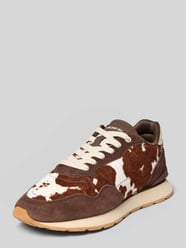 Sneaker aus Leder-Mix mit Animal-Detail Modell 'City' von HOFF - 13