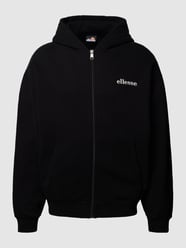 Sweatjacke mit Label-Stitching Modell 'MICHELANGELO' von Ellesse Schwarz - 44