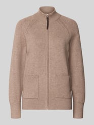 Strickjacke aus Viskose-Mix mit Reißverschluss von Christian Berg Woman - 43