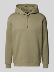 Hoodie mit gerippten Abschlüssen Modell 'Swift' von Cinque - 42