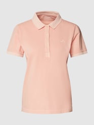 Poloshirt met korte knoopsluiting, model 'Sunfaded' van Gant Oranje - 24