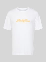 T-shirt o kroju regular fit z nadrukiem z logo od JACK & JONES - 6