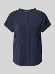 Bluse in unifarbenem Design Modell 'Kanissa' von Someday Blau - 48